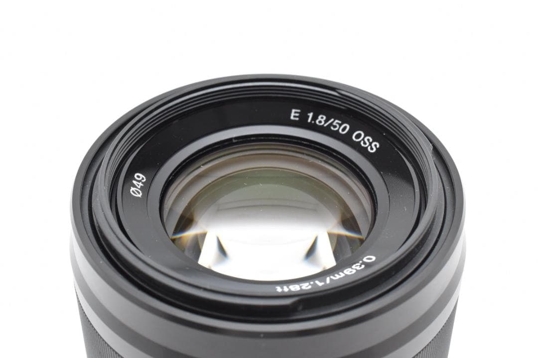 超美品 ソニー E 50 F1.8 OSS SEL50F18 ブラック H084