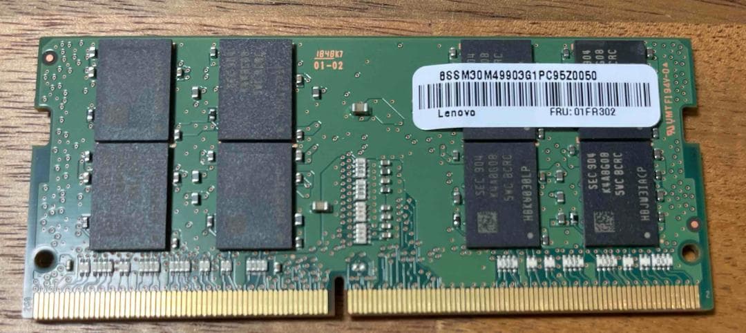 SAMSUNG 16GB DDR4 PC4-2400T ノートパソコン用