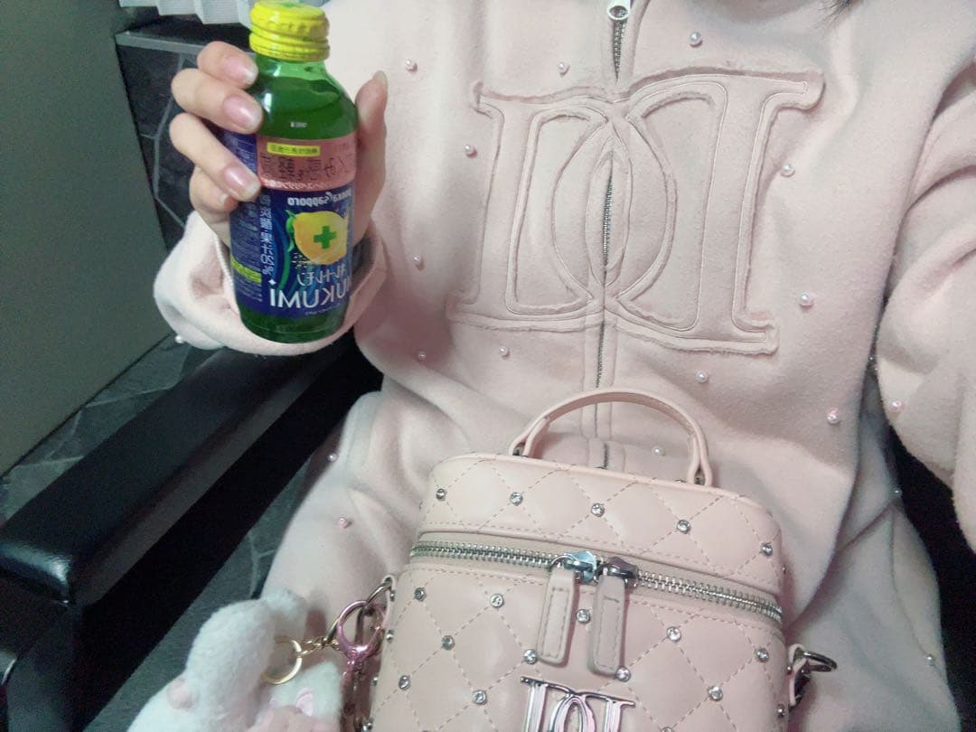 darich DDロゴビジュージップパーカー ピンク ⸝⸝ʚ̴̶̷ ‧̫ ʚ̴̶̷̥̀⸝⸝