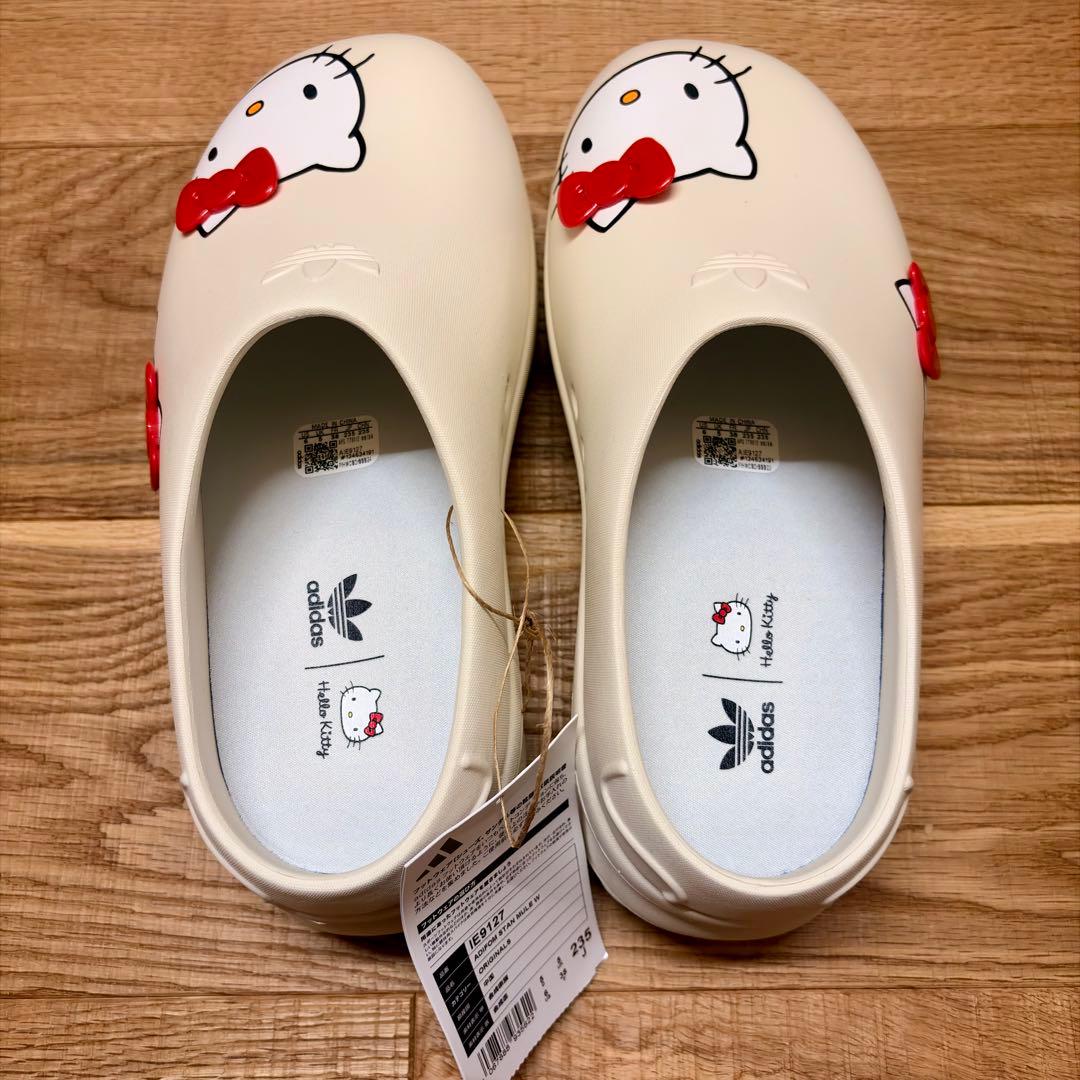 アディダス × ハローキティ スタンスミス ミュール / ホワイト サンダル