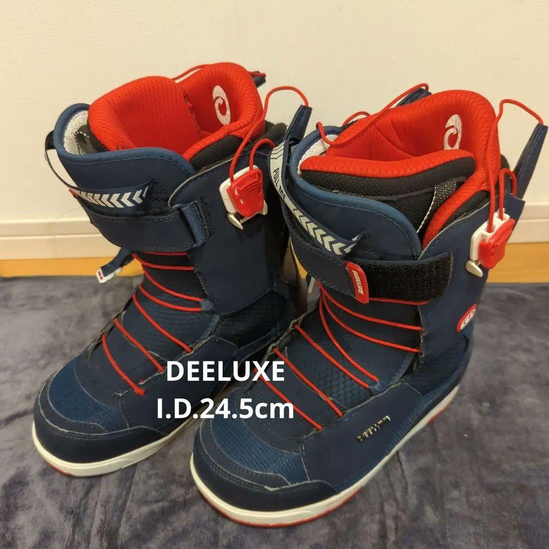 【美品_即日発送】スノーボードブーツ　DEELUXE ID 6.1 24.5cm