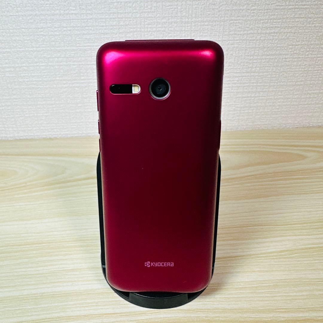 KYF43 携帯電話 かんたんケータイ ライト SIMロック解除済