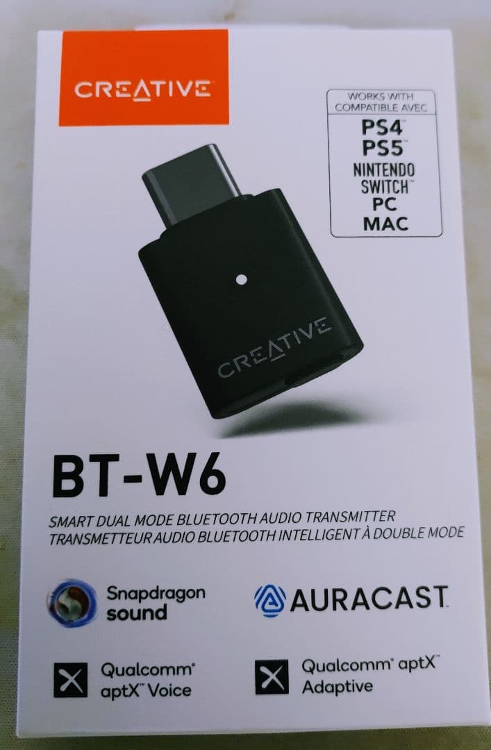 イヤホン EarFun Air Pro 4 + Creative BT-W6
