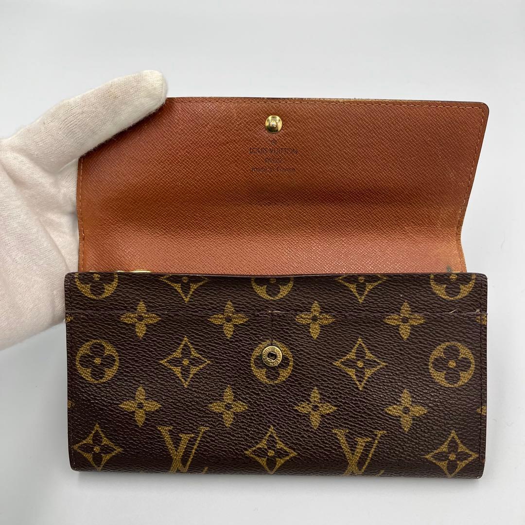 LOUIS VUITTON　モノグラム　ポルトフォイユ　サラ