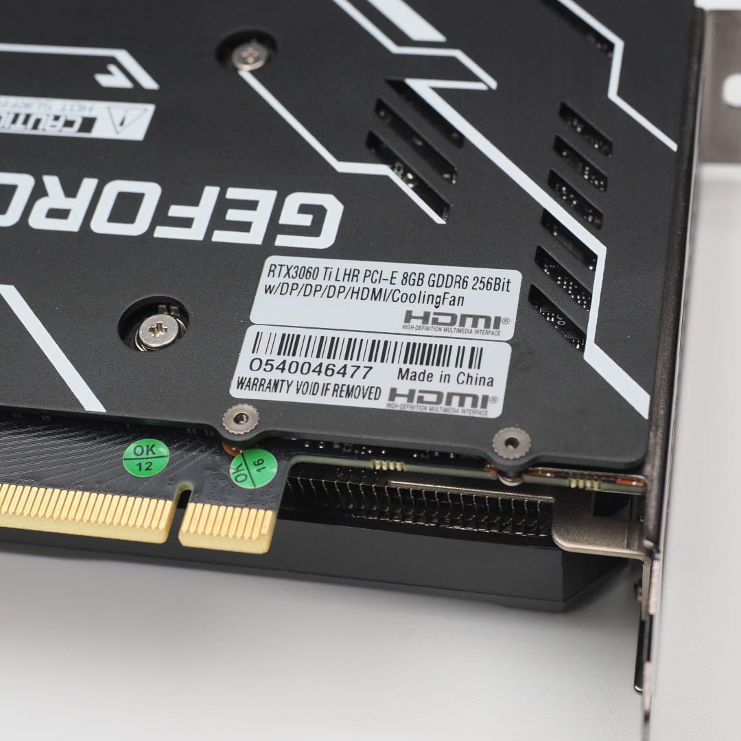 GeForce RTX3060Ti グリス・サーマルパッド交換整備品