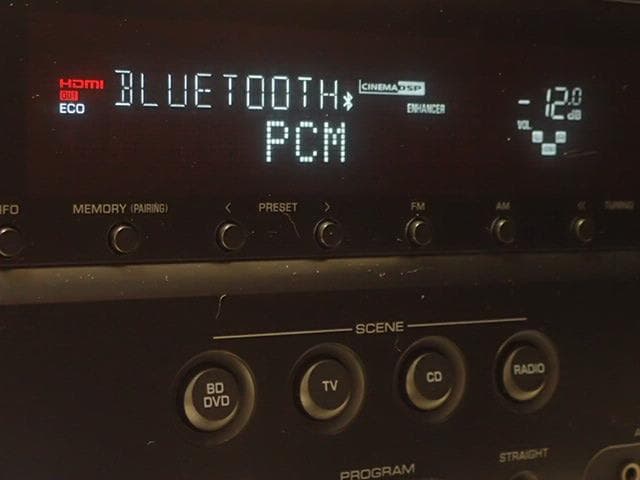 YAMAHA　AVアンプ　RX-V385　新品リモコン付き・快調・超美品