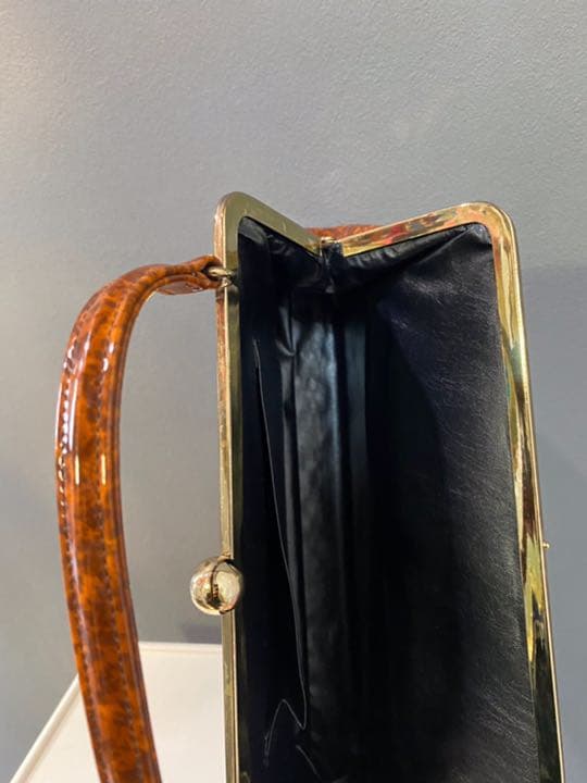 古着 ビンテージ パーティー がま口 バンド バック バッグ