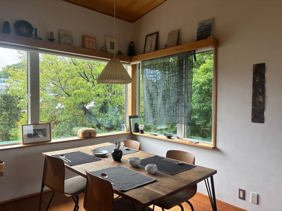 希少　ポジャギ 　ヴィンテージ　モシ　麻　韓国　工芸　黒　李朝　繕いあり