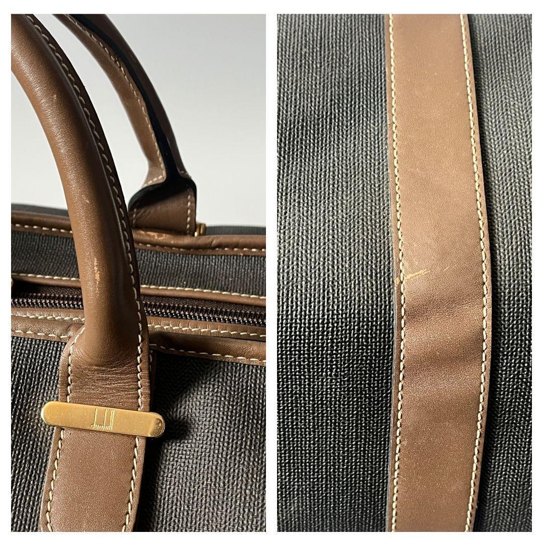【良品】dunhill ダンヒル ボストンバッグ 旅行バッグ 大容量