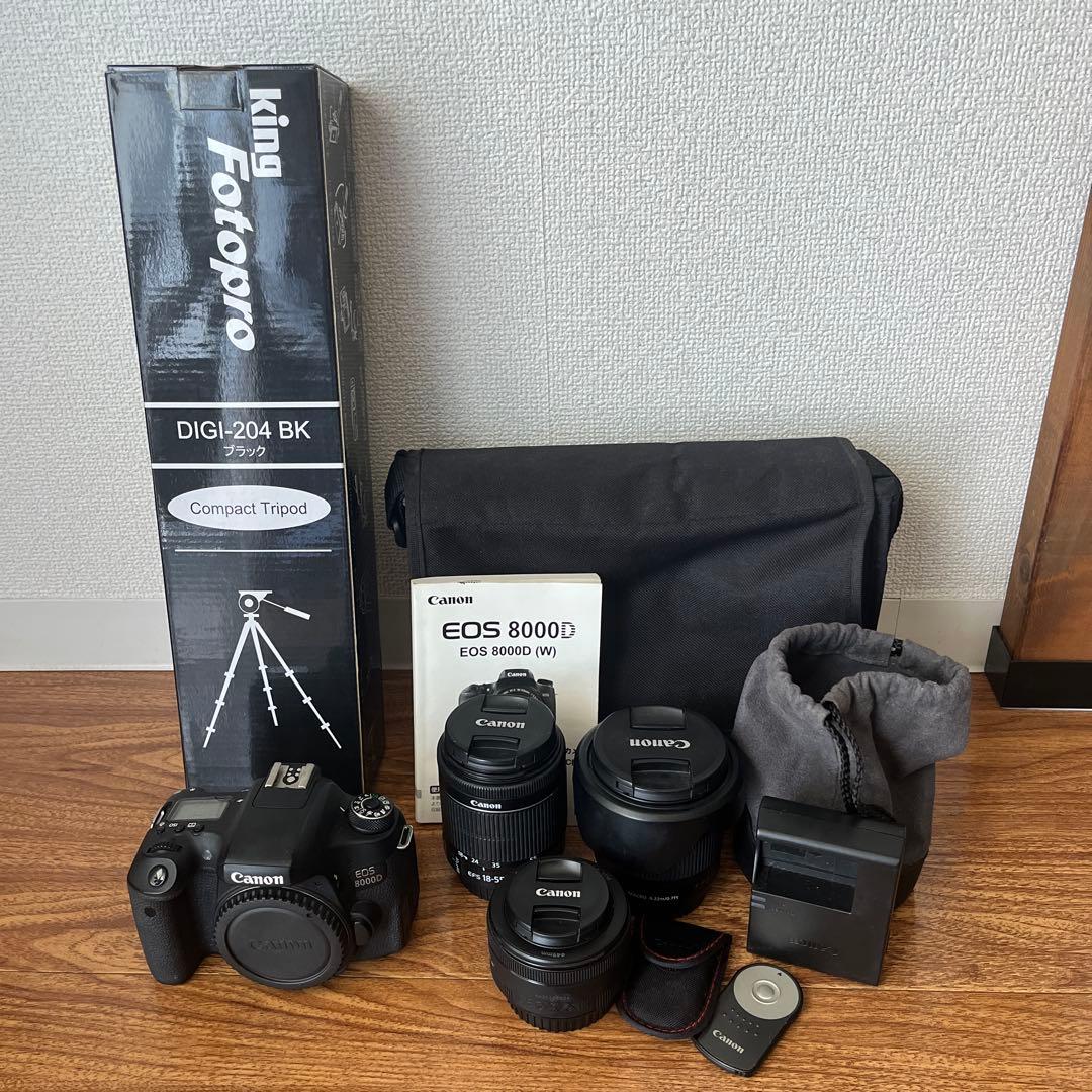 Canon EOS 8000D レンズ3本セット
