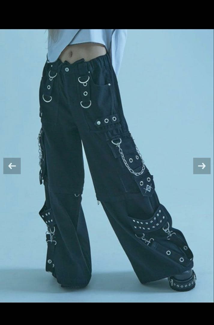 REFLEM/レフレム 2WAYワイドデニムカーゴパンツ