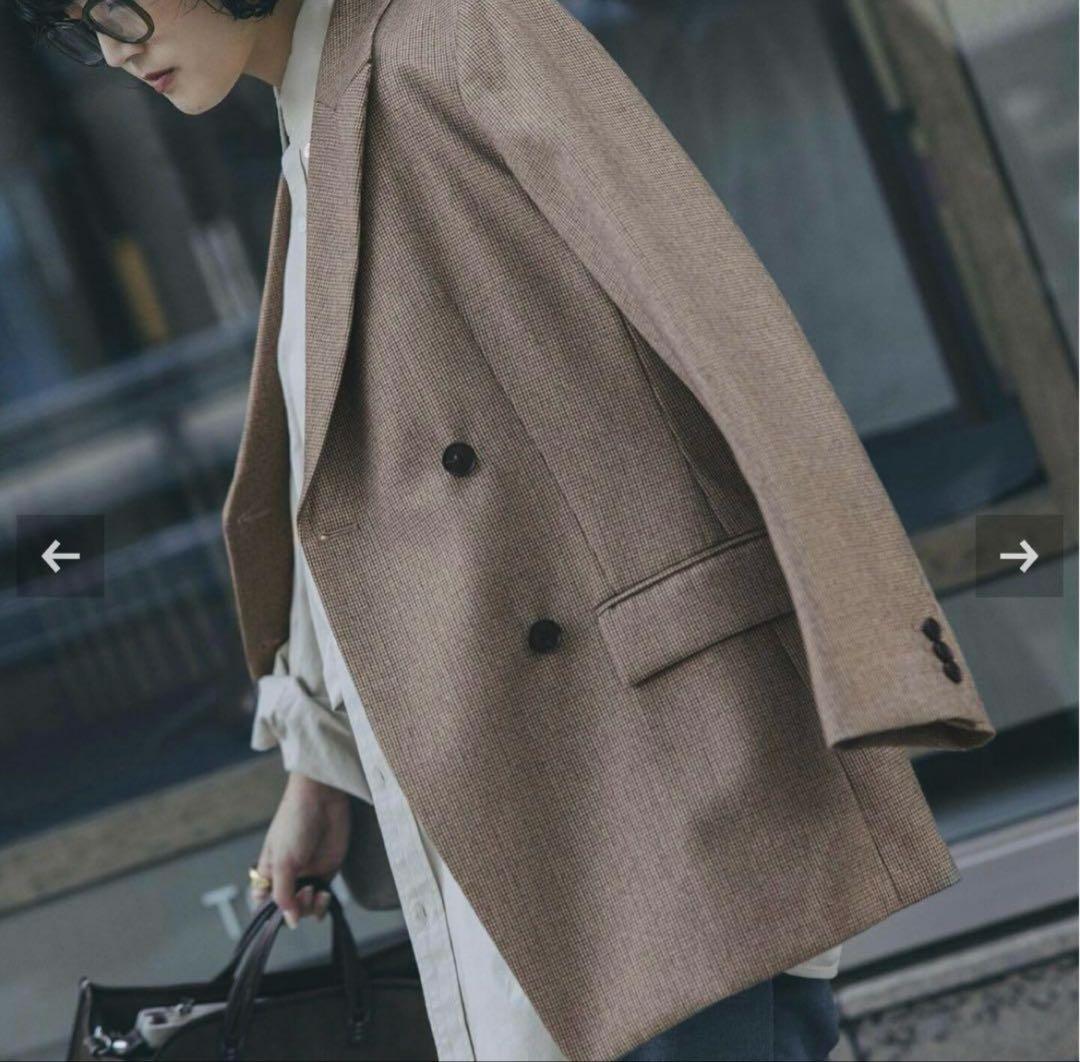 journalstandard LESSAGE チェックヘリンボンジャケット38