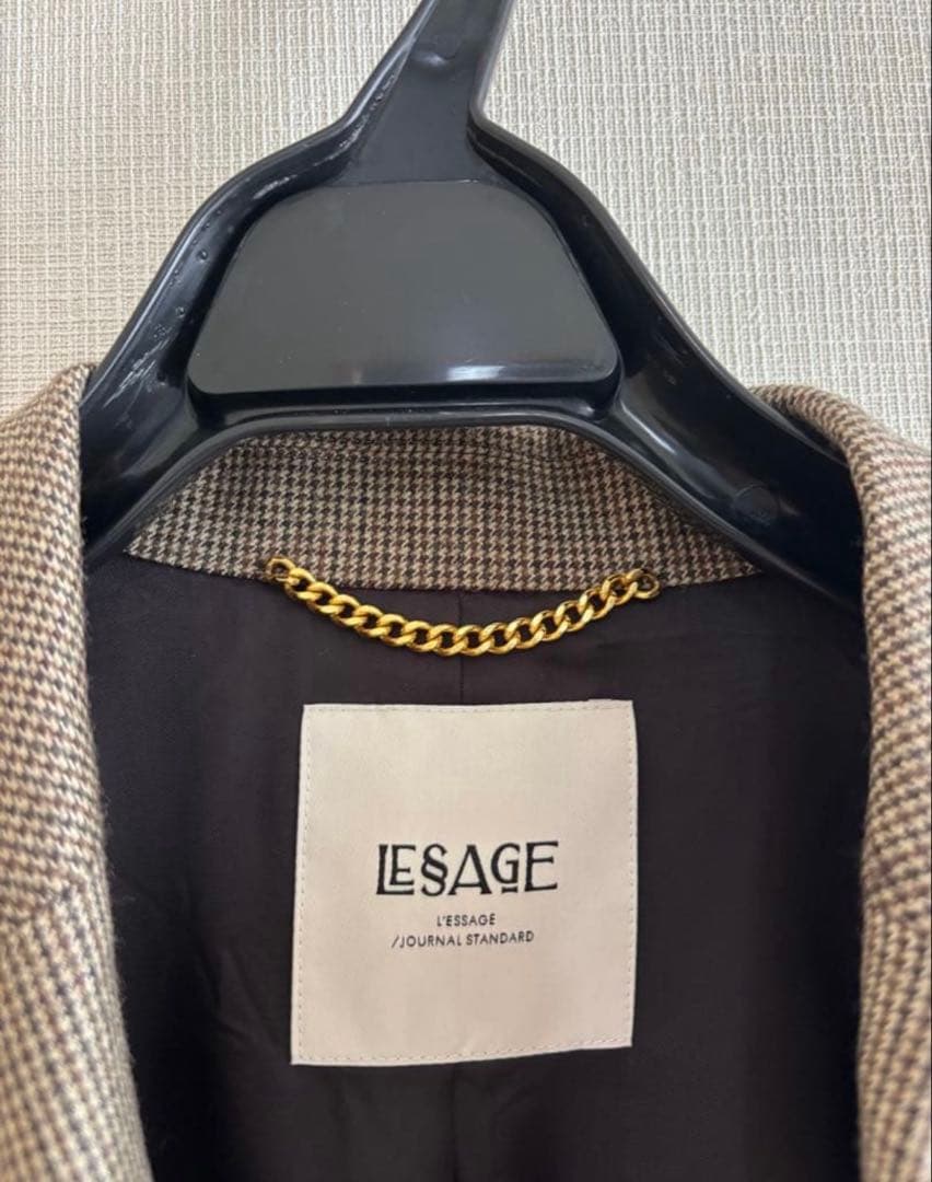 journalstandard LESSAGE チェックヘリンボンジャケット38