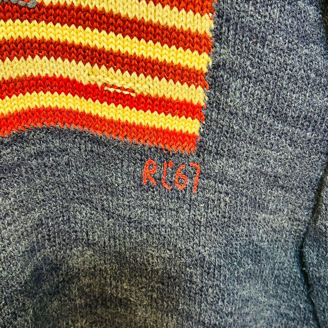 POLO RALPH LAUREN ラルフローレン フードニット 星条旗 XL