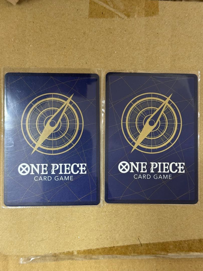 2枚セット モンキー・D・ルフィ　プロモ　ジャンプ付録　王冠 P-043