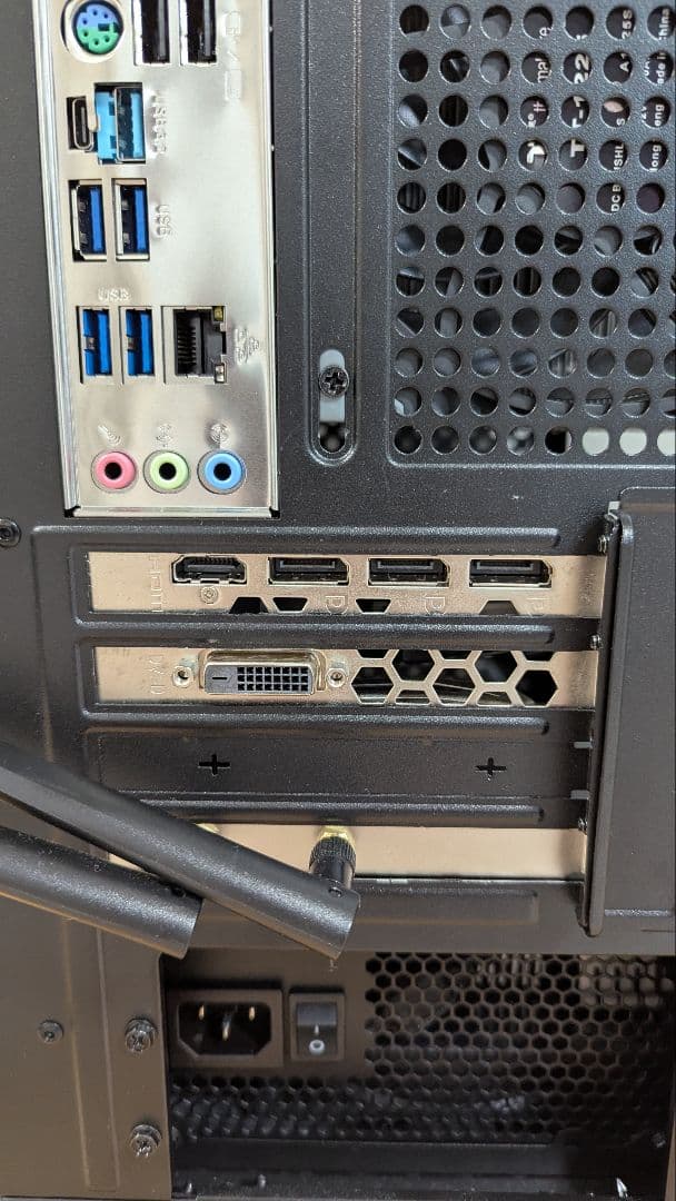 ほぼ新品 自作PC ryzen7 5700X 32GB RX570 M.2SSD