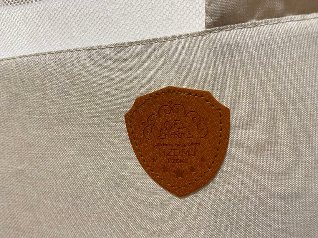 専用【新品】HZDMJベビーベッド　ベージュ