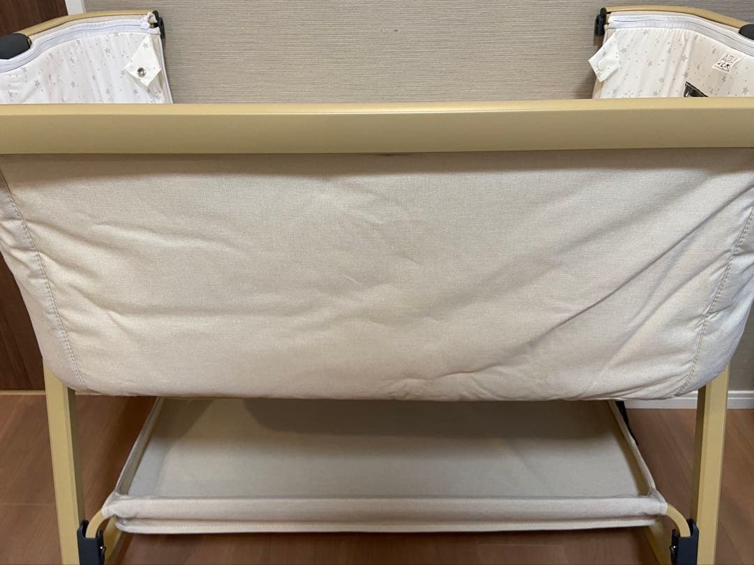 専用【新品】HZDMJベビーベッド　ベージュ