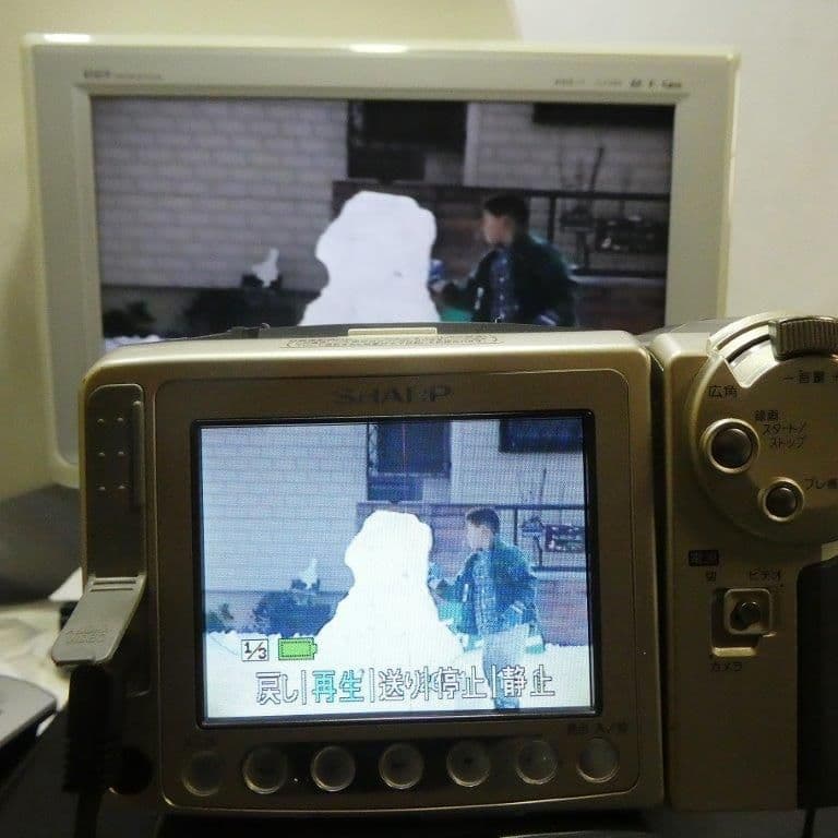 動作良好　Video.8シャープVL-EH480 8ミリビデオカメラDVD化