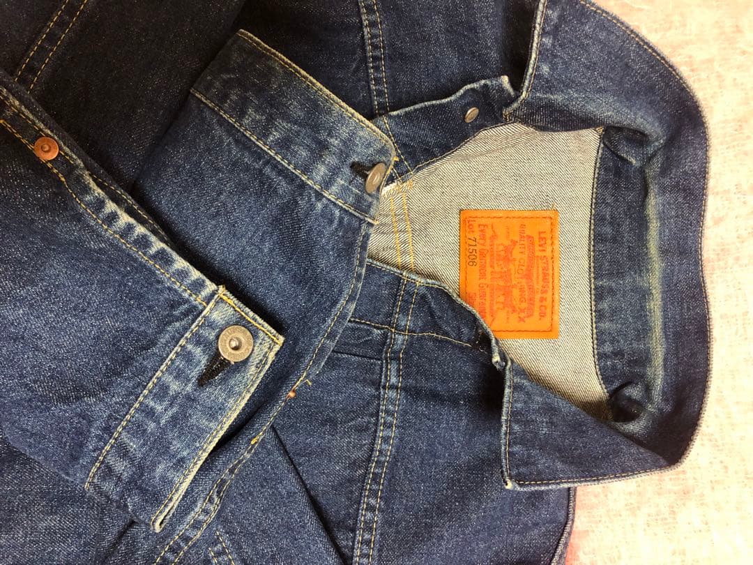 90s Levi's 71506xx 1st デニムジャケット 濃紺 ￼38
