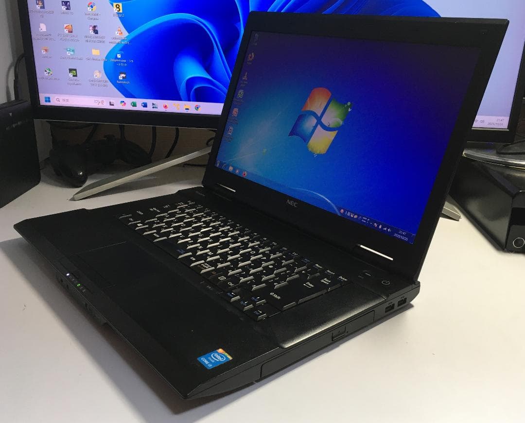Windowsノート本体 NEC VersaPro VK25LA-J Windows7