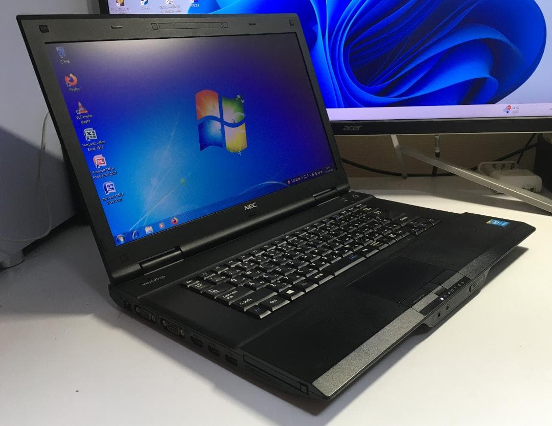 Windowsノート本体 NEC VersaPro VK25LA-J Windows7