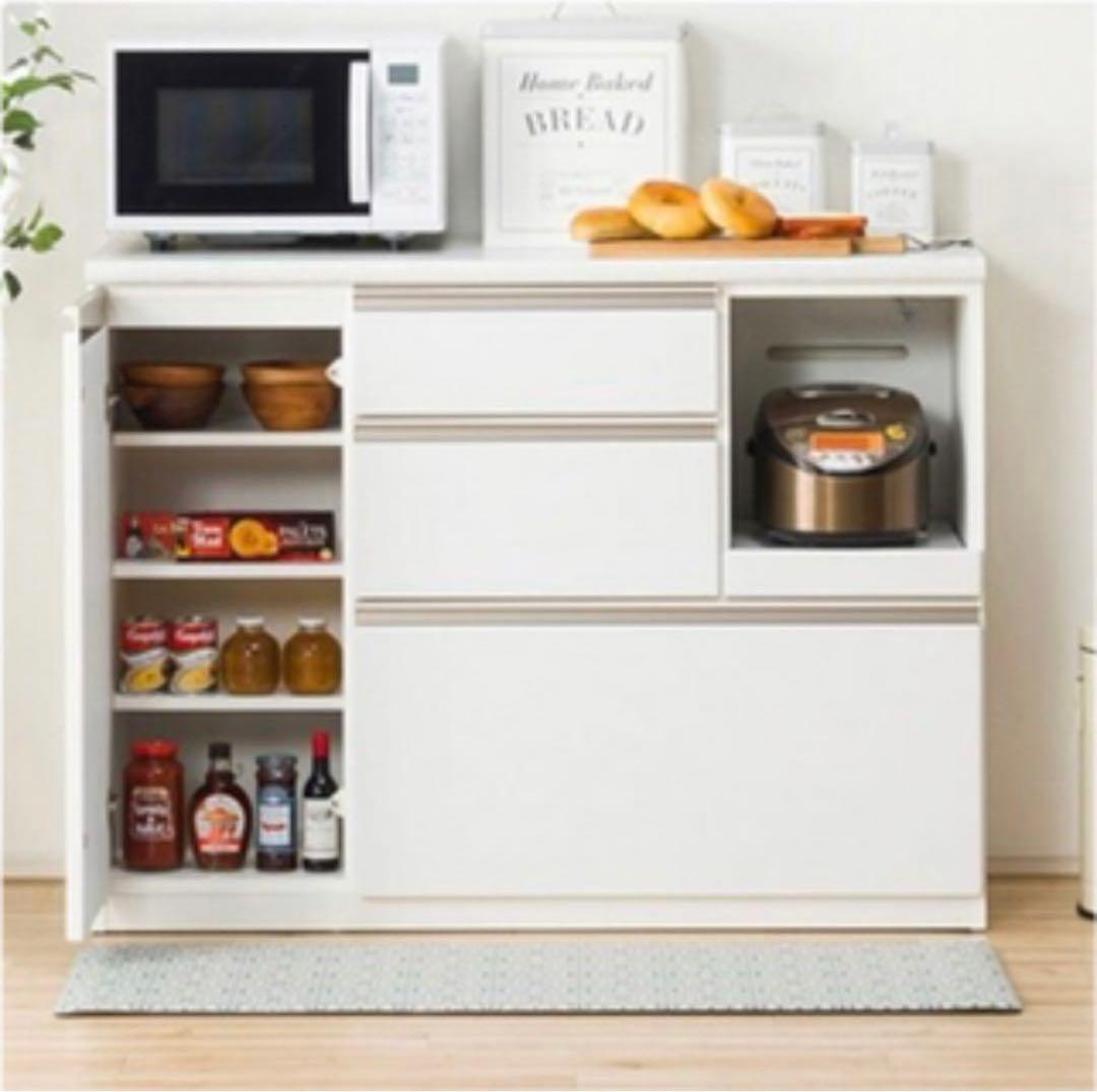 【ns】　食器棚　ニトリ　美品　アルミナ