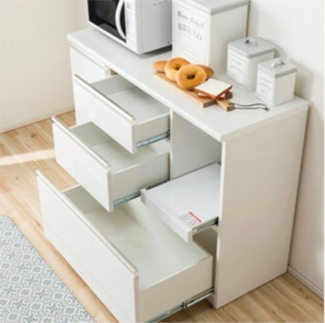 【ns】　食器棚　ニトリ　美品　アルミナ