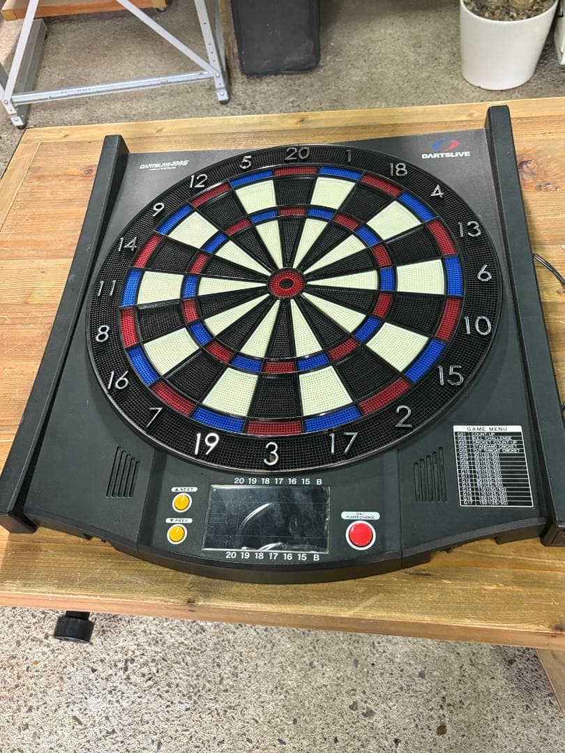 DARTSLIVE 100S 電子ダーツボード 電源アダプター付 動作確認済