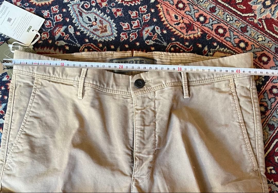 新品/INCOTEX SLACKS（インコテックス）33/SLIMストレッチチノ