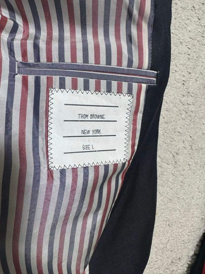 THOM BROWNE チャコールグレー ジャケット　サイズ1