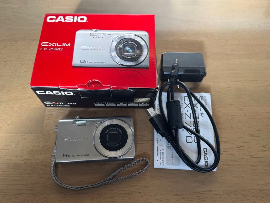 【美品】CASIO EXILIM EX-ZS26