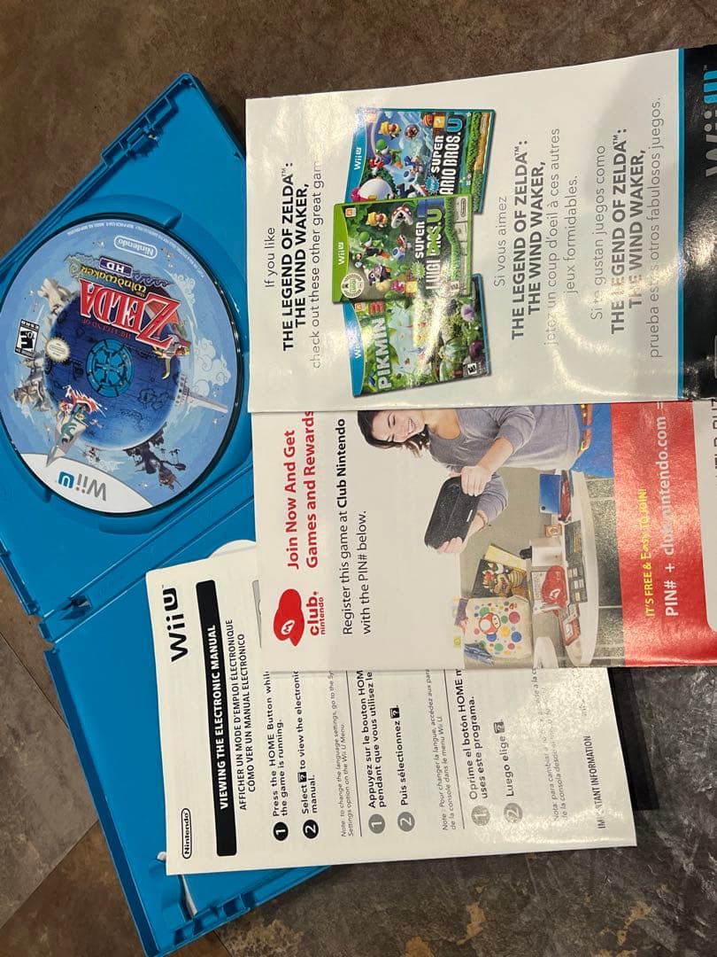 【北米版】ゼルダの伝説 風のタクト HD ファミコンリミックス1+2 WiiU