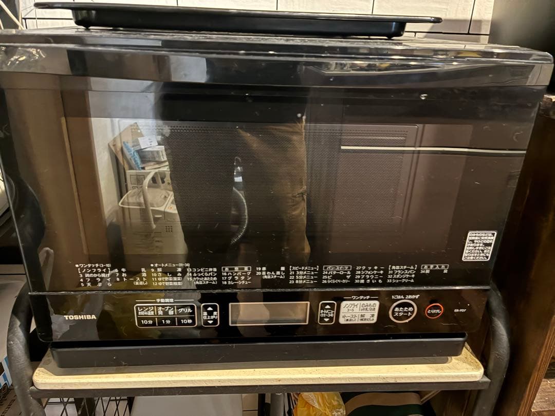 TOSHIBA 多機能電子レンジ ブラック　ER-PD7