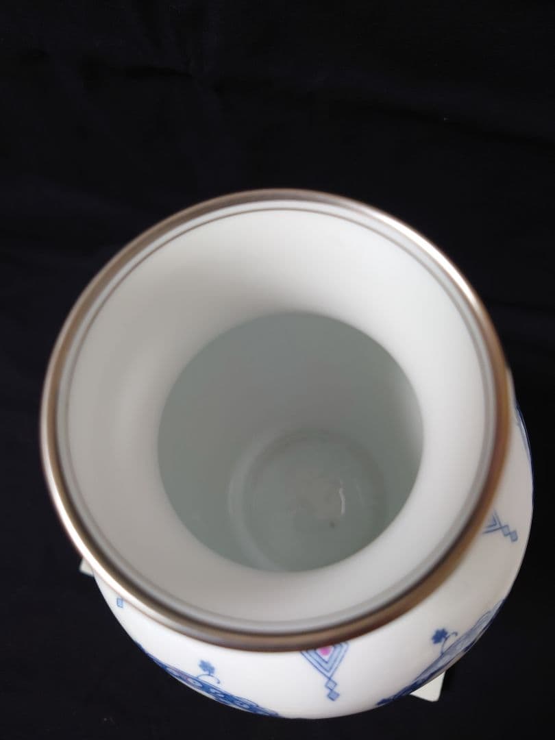 [超美品]大倉陶園花瓶　27cm