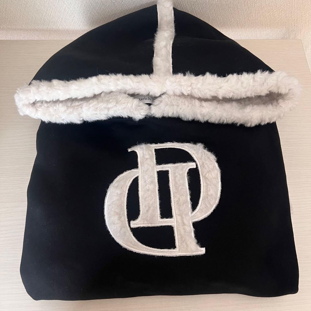 Darich DDボアスウェットフーディー ブラック