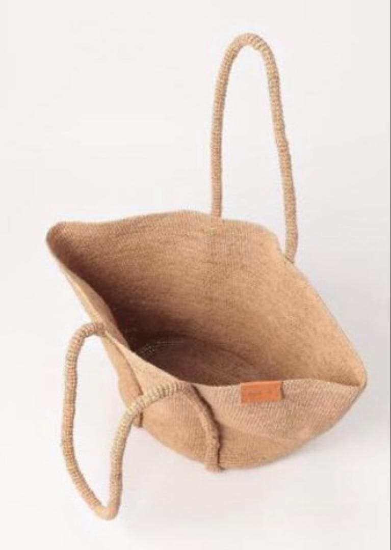 agnès b. アニエスベー TANA ラフィアトートバッグ　カゴバッグ