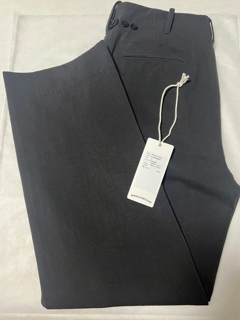 MAATEE&SONS 24AW チノトラウザー size1 美品