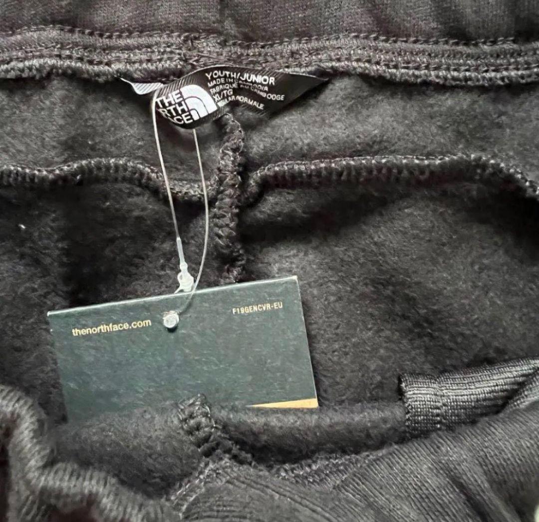 【海外限定】TNF カーゴパンツ メンズ　ジュニア　ブラック　 170