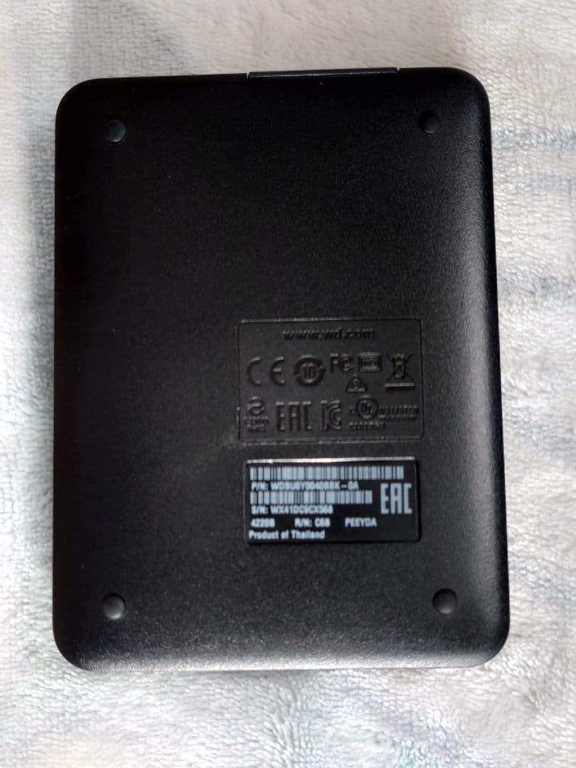 WD WESTERN DIGITAL ポータブルHDD 4TB 2.5インチ