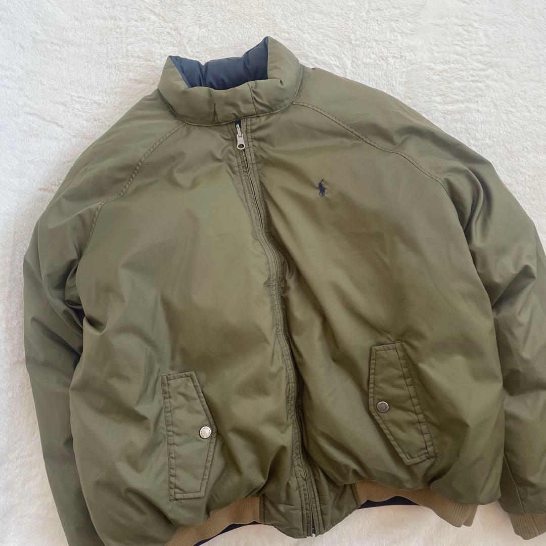 90s＊POLO RALPH LAUREN＊リバーシブルダウンジャケット＊XXL