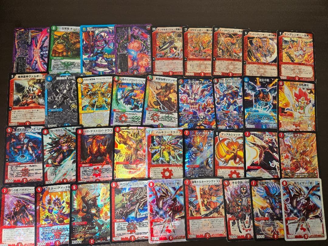 デュエマ　まとめ売り デッキ　巨大天門　赤単　侵略　青魔道具