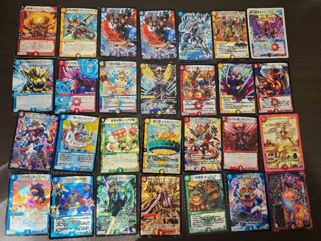 デュエマ　まとめ売り デッキ　巨大天門　赤単　侵略　青魔道具