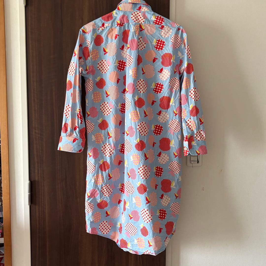 【訳あり】GUCCI カラフルパターン 長袖シャツワンピース