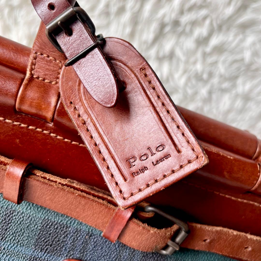 【希少】ポロラルフローレン ボストンバッグ PVC ドクターバッグ 大容量