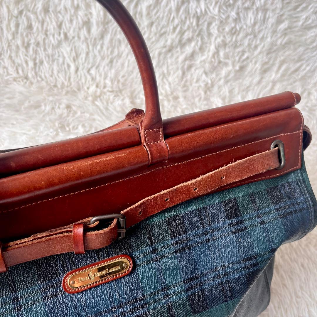 【希少】ポロラルフローレン ボストンバッグ PVC ドクターバッグ 大容量