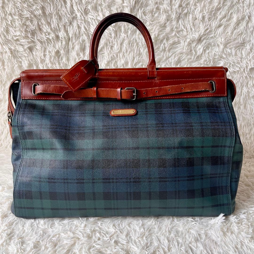 【希少】ポロラルフローレン ボストンバッグ PVC ドクターバッグ 大容量