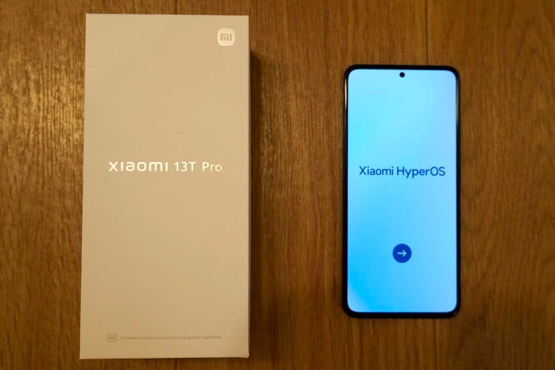 Xiaomi 13T Pro 日本版12+256GB黒 美品画面無傷120W