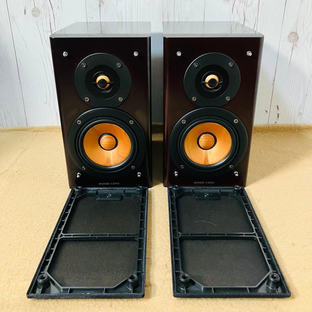 極美品 JVC SX-WD7VNT 2ウェイスピーカー ウッドコーン 外箱付き