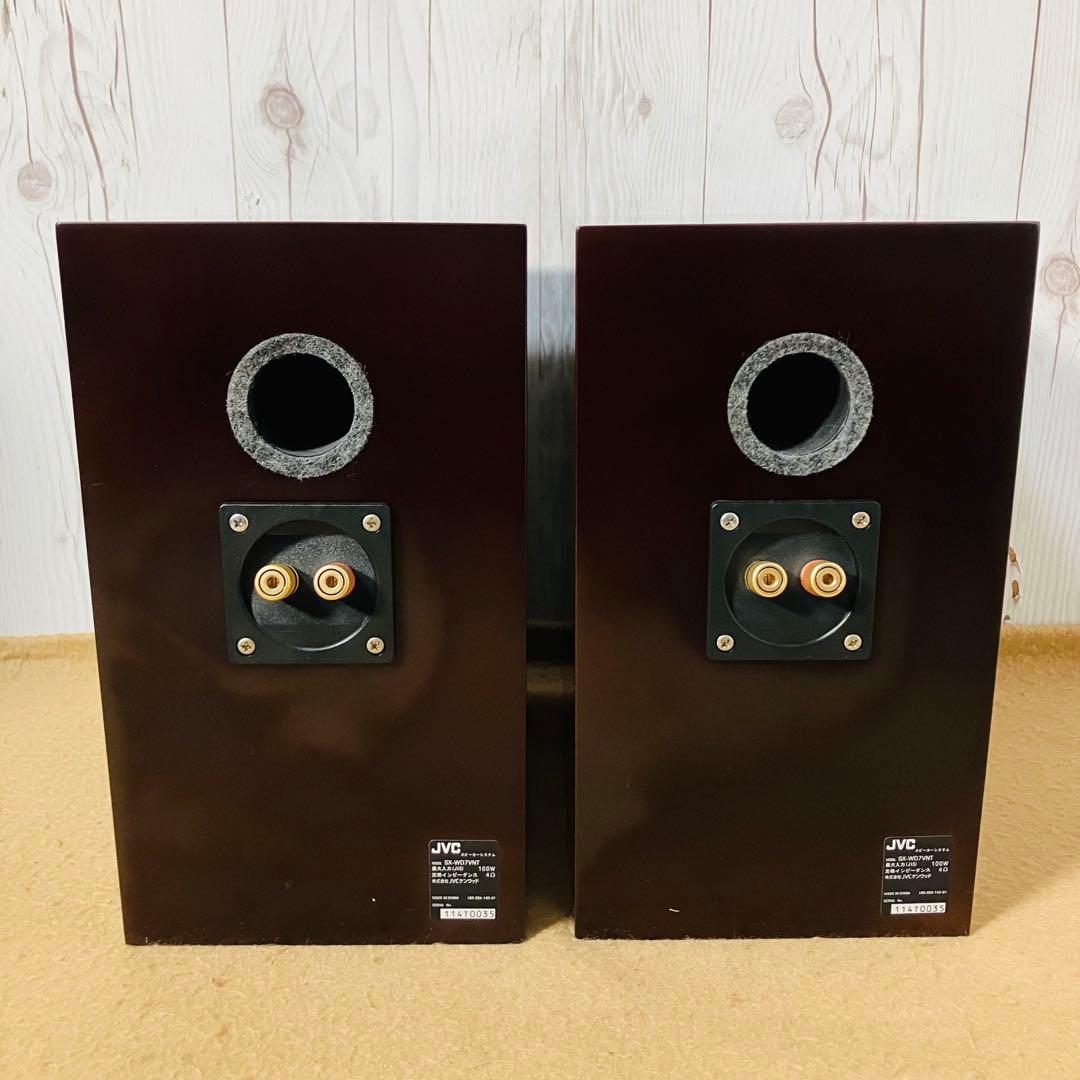 極美品 JVC SX-WD7VNT 2ウェイスピーカー ウッドコーン 外箱付き